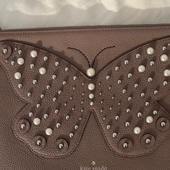 Kate Spade Larchmont Avenue Butterfly clutch - Picture 2 of 5